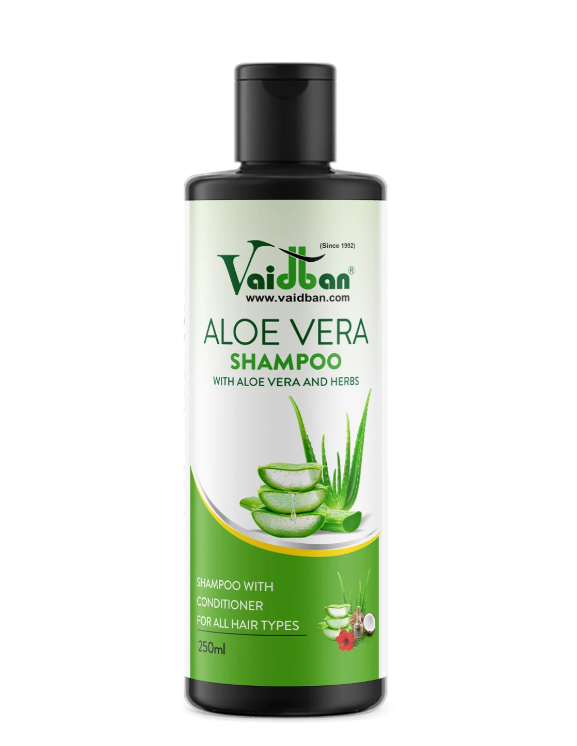 Buy vaidban aloe vera shampoo with conditioner (250ml) Online