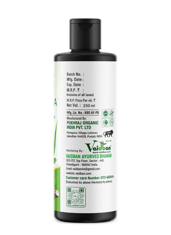 Buy vaidban aloe vera shampoo with conditioner (250ml) Online - Image 3