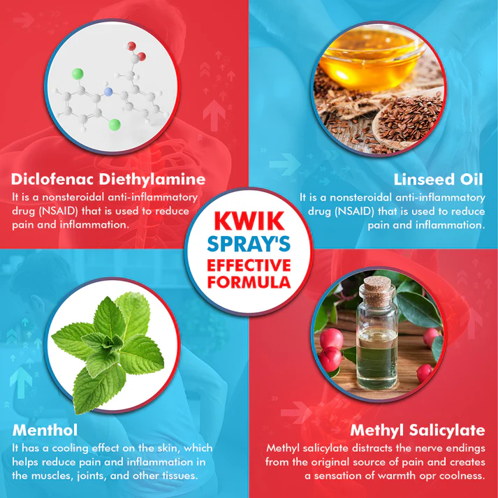 Buy KWIK Pain Relieving Spray Online - Image 4